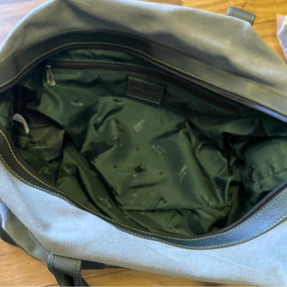 Links & Kings Canvas And Leather Duffle Bag 23”x13”x9” - Picture 8 of 10